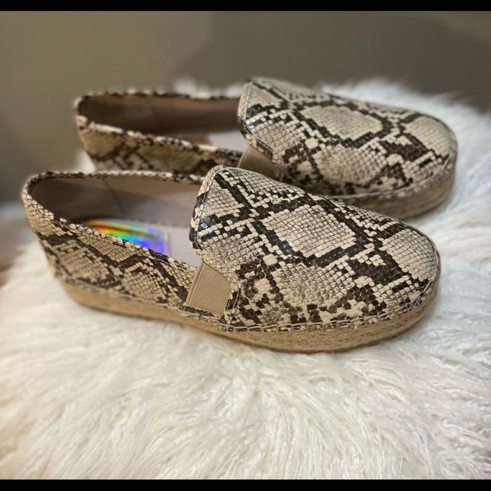 Sam Edelman snakeskin platforms